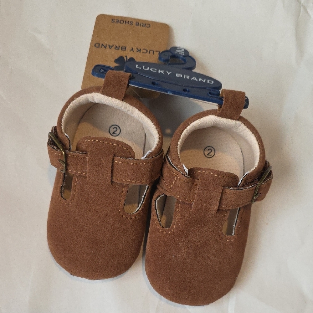 Lucky Brand Brown Baby Shoes NWT